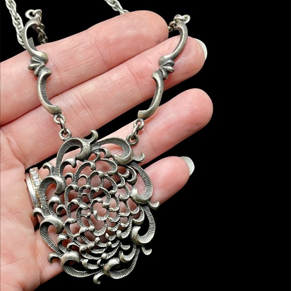 Vintage art nouveau style necklace - Picture 3 of 4